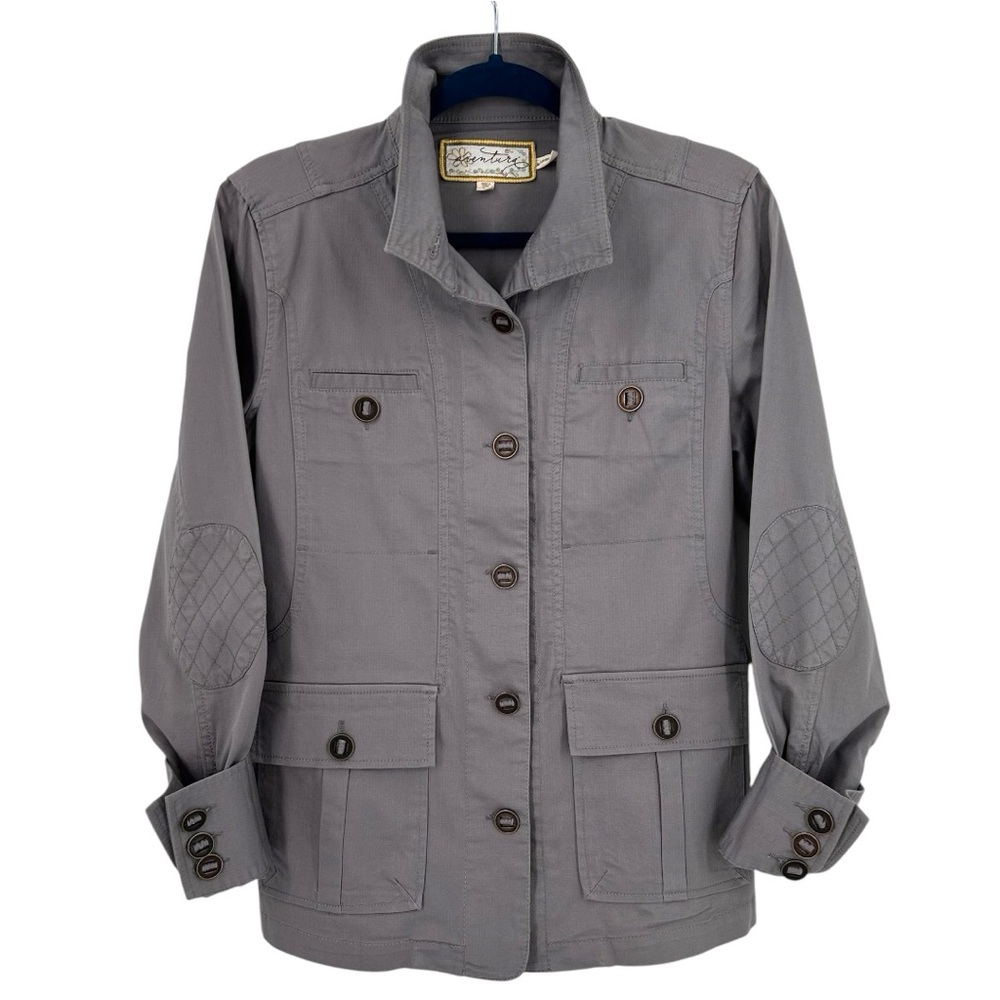 Aventura Utility Cargo Khaki Jacket Organic Cotton Women’s Medium